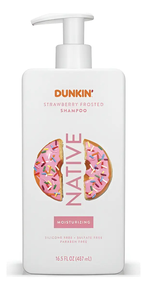 Shampoo Dunkin Hidratante Strawberry Brillo Y Suavidad 487ml