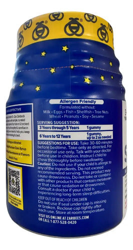 Melatonina Kids 1mg 50 Gomitas Frutos Rojos Mejora El Sueño Frutos Rojos
