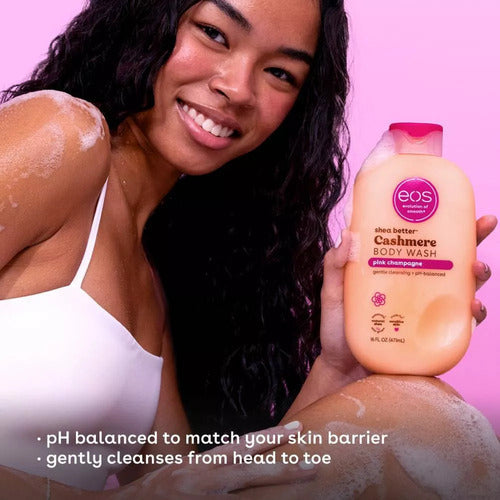 Eos Cashmere Body Wash Pink Champagne Jabón Líquido Corporal