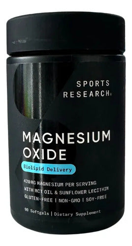 Oxido De Magnesio Suplemento Mujer Y Hombre 90 Capsulas Sin Sabor