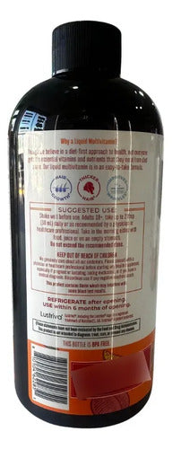 Multivitamínico Líquido Peach Mango Cabello Uñas Piel 450ml Peach/mango