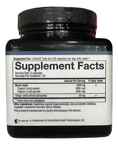Antiestrés Reduce Cortisol Suplemento Premium 60 Capsulas Sin Sabor