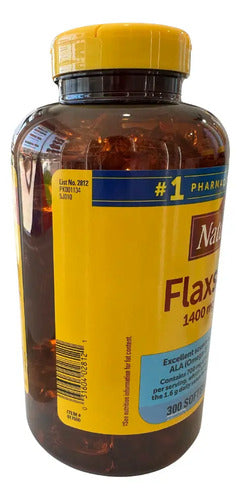 Flaxseed Oil Nature Made 300 Capsulas Apoyo Cardiovascular Sin Sabor