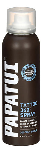 Papatui Spray 360° Para Tatuajes Coco Hidratación Proteccion