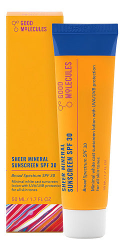 Good Molecules Sheer Mineral Sunscreen Spf 30