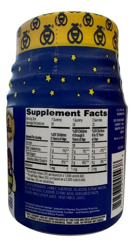 Melatonina Kids 1mg 50 Gomitas Frutos Rojos Mejora El Sueño Frutos Rojos