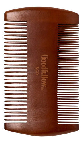 Peine Para Barba Goodfellow&co Diseño Ergonómico Y Duradero Madera