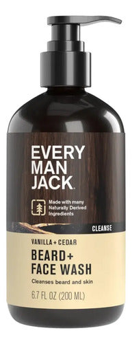 Jabón Líquido Facial Y Barba Vainilla Cedro Every Man Jack Día