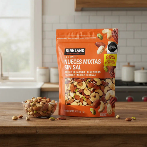 Nueces Mixtas Sin Sal Kirkland Signature Con 1.13 Kg