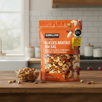 Nueces Mixtas Sin Sal Kirkland Signature Con 1.13 Kg