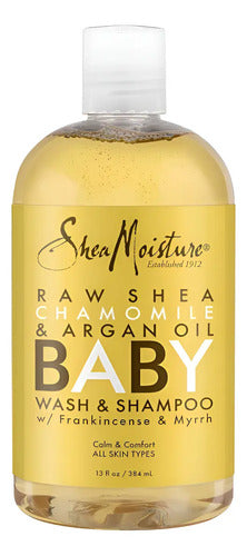 Shampoo Bebé Shea Moisture Argán Y Manzanilla 384g