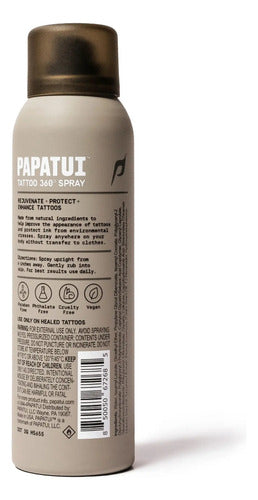 Papatui Spray Hidratante Cuidado De Tatuajes Sin Fragancia