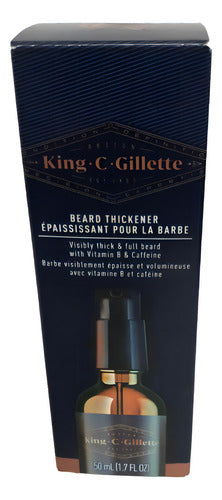 Aceite Gillette King C. Beard Thickener Sin Fragancia Sin Fragancia