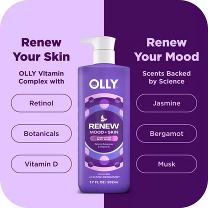 Jabón Líquido Olly Body Wash 502ml Jasmine Bergamota