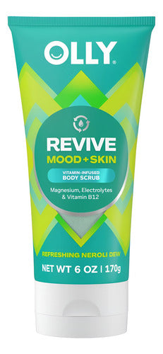 Olly Revive Body Scrub Exfoliante Para Cuerpo Vitamina B12 Refreshing Neroli Dew