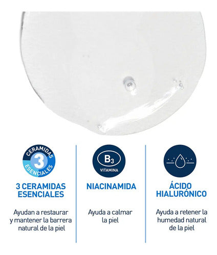 Cerave Gel Limpiador Facial Para Piel Mixta A Grasa 473 Ml Normal A Grasa Día/noche