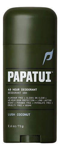 Desodorante Sin Aluminio En Barra 48hrs Hombre Papatui - Lush Coconut
