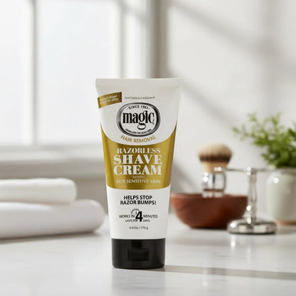 Crema Depilatoria Para Cabeza Calva Sin Navaja Magic Shave Normal