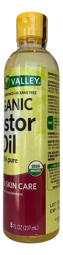 Aceite De Ricino Para Cabello Pestañas Y Piel Hexane-free Sin Sabor