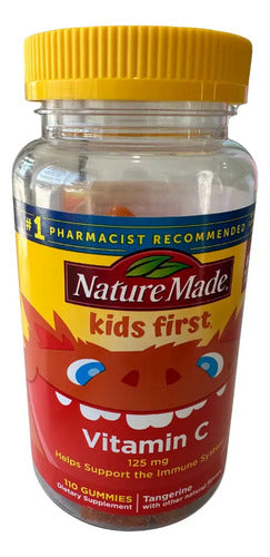 Nature Made Kids First Vitamina C 110 Gomitas Para Niños Mandarina