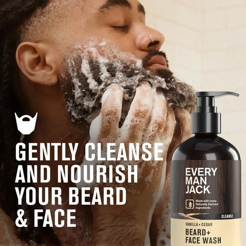 Jabón Líquido Facial Y Barba Vainilla Cedro Every Man Jack Día