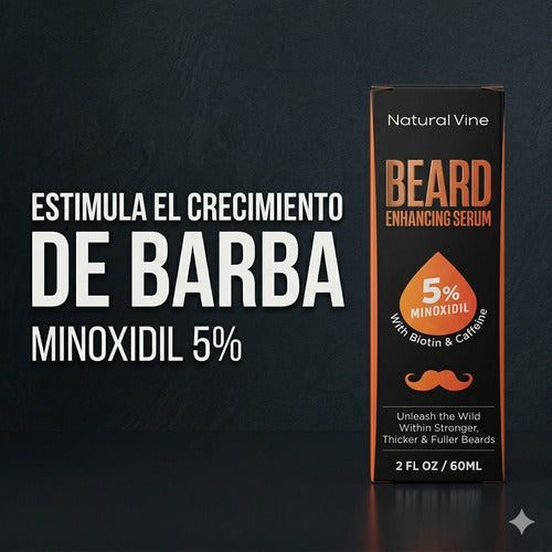 Minoxidil 5% Serum Tratamiento Cabello Anticaida 60ml