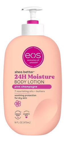 Eos 24h Loción Corporal 16oz Hidratante Suavizante Para Piel Pink Champagne