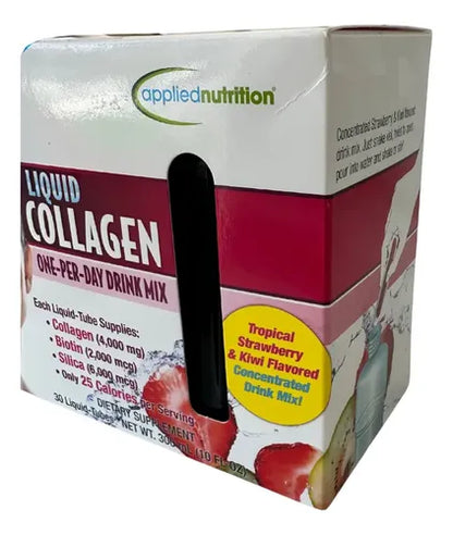 Colageno Hidrolizado Biotina 30 Tubos Sabor Fresa Kiwi Kiwi Fresa