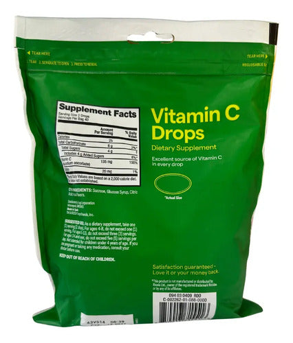 Refuerzo Sistema Inmunológico Vitamina C 80 Gomitas 135 Mg Citricos