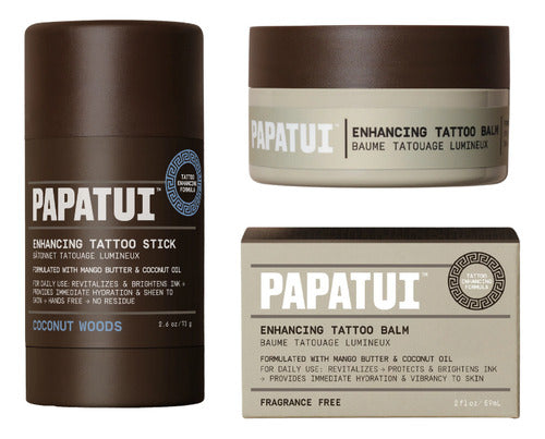 Papatui Tattoo Care Bundle Pack Cuidado De Tatuajes Coconut