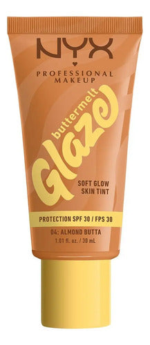 Nyx Buttermelt Glaze Soft Glow Skin Tint 04 Almond Butta Almond Butta