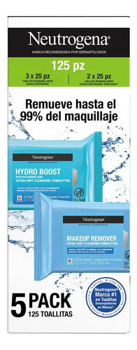 Toallitas Neutrogena Variado Makeup Remover E Hydro Boost