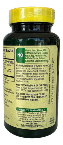 Valeriana Apoyo Para Dormir 500 Mg Cansancio 100 Capsulas Sin Sabor