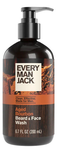 Every Man Jack Beard + Face Wash Aged Bourbon