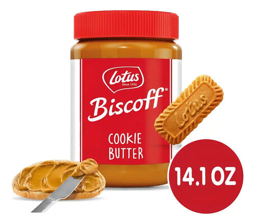 Crema Galleta Biscoff Lotus 400g Sin Gluten