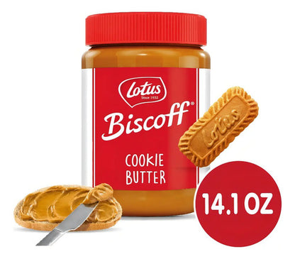 Crema Galleta Biscoff Lotus 400g Sin Gluten
