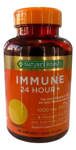 Vitamina C 1000 Mg Minerales Mujer Y Hombre 120 Capsulas Sin Sabor