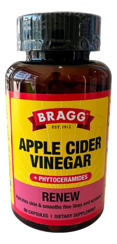 90 Capsulas Bajar Peso De Vinagre De Manzana Y Fitoceramidas Sin Sabor