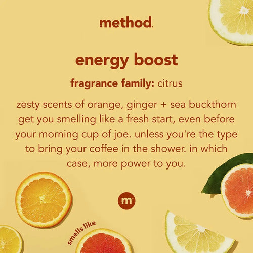 Method Body Wash Energy Boost 532ml