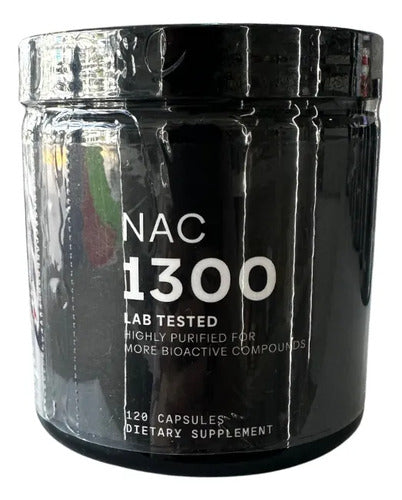 Nac 1300mg N-acetyl L-cysteine 120 Capsulas Sin Sabor