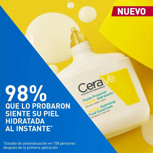 Cerave Fluido Protector Invisible Hidratante 50fps 50ml