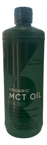 Mct Oil Aceite Suplemento 100% Orgánico Coco Energía 946ml Sin Sabor