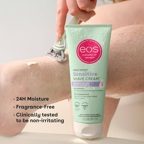 Eos Shea Better Sensitive Shave Cream Colloidal Aotmeal