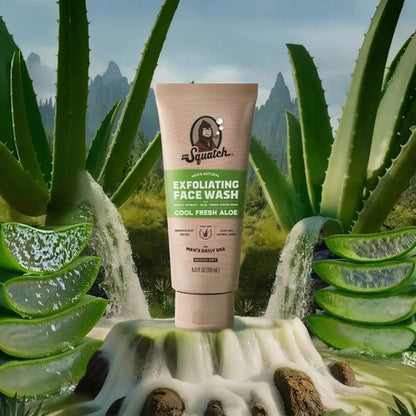 Jabón Facial Exfoliante Cool Freh Aloe Dr. Squatch