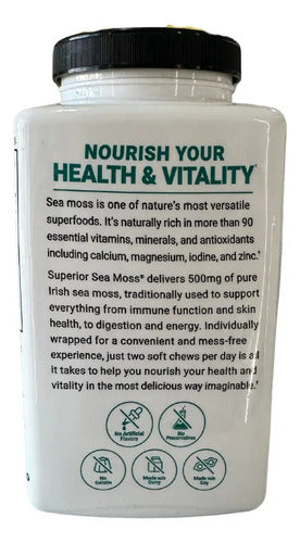 Musgo Marino Irlandés 5000mg Salud Digestiva 60 Unidades Caramelo Salado