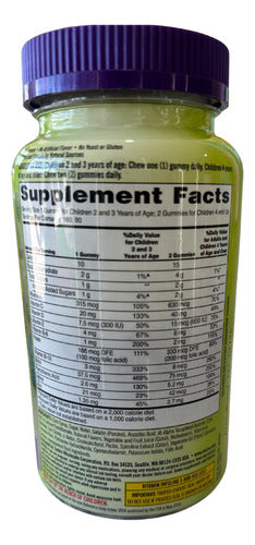 Multivitaminico Para Niños 160 Gomitas Vitaminas Infantil Tutifruti