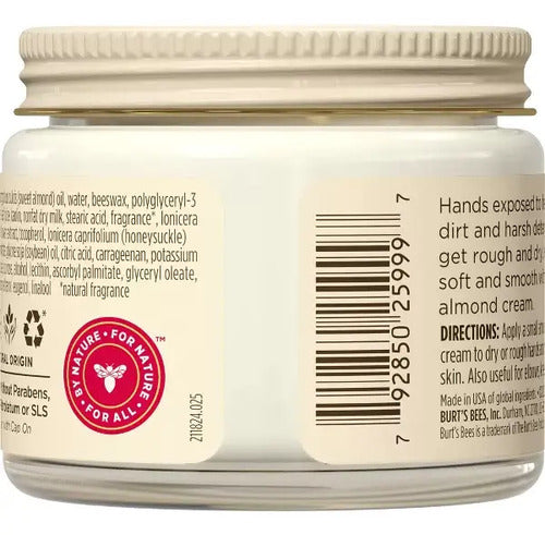 Burt's Bees Crema De Manos Almendra Y Leche Hidratante Almond