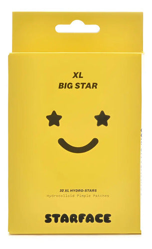 Starface Xl Yellow Star Pimple Patch 32pz Todo Tipo De Piel Día/noche