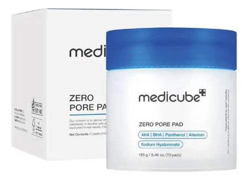 Medicube Zero Pore Pad 70 Pads Aha Bha Control Grasa Normal Noche