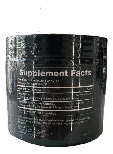 Magnesio Complex Vitaminas Mujer Y Hombre 240 Capsulas Sin Sabor